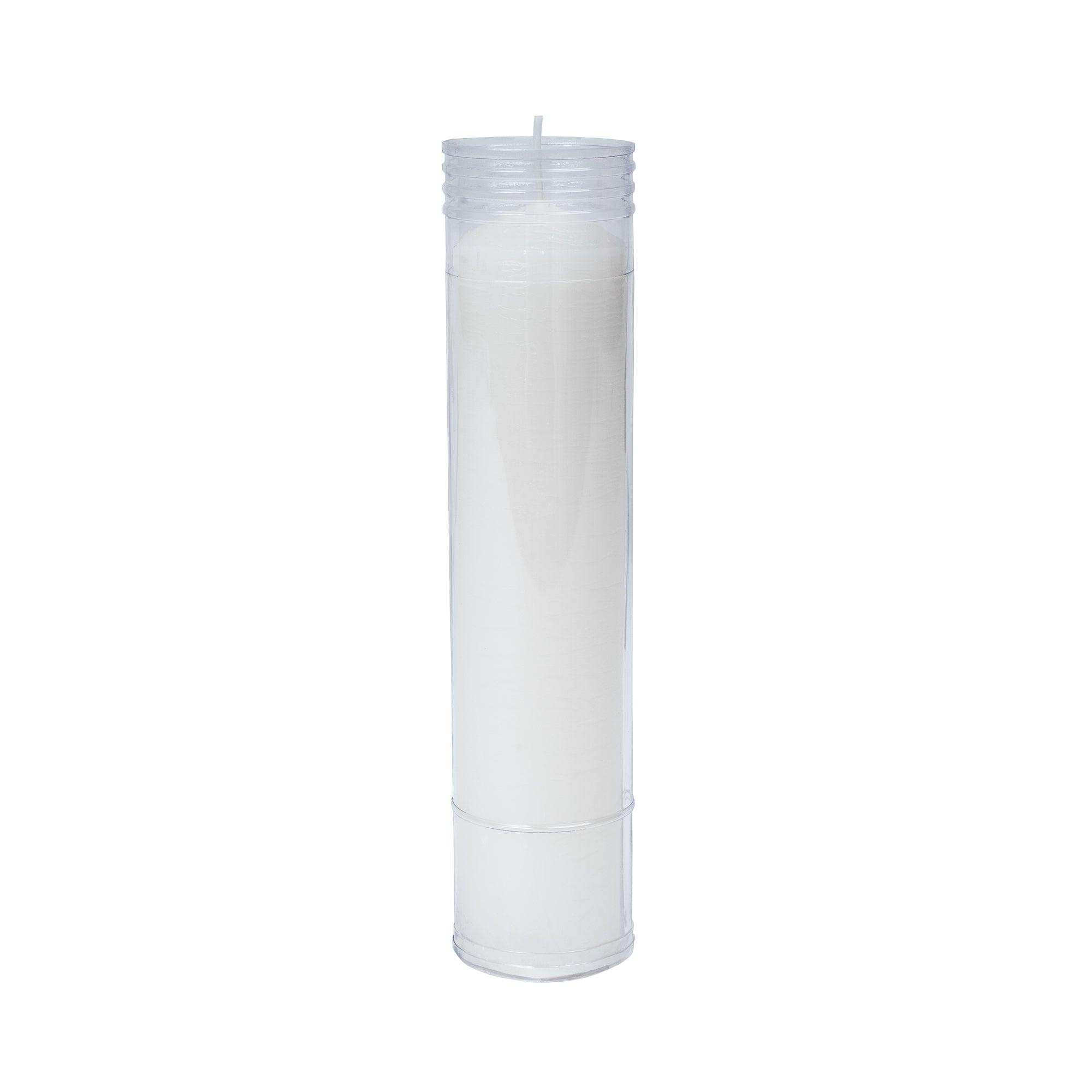 Caja de 24 Velones Litúrgicos Blancos Grandes (26x6 cm) – Velas de Parafina de Alta Duración (8 Días)