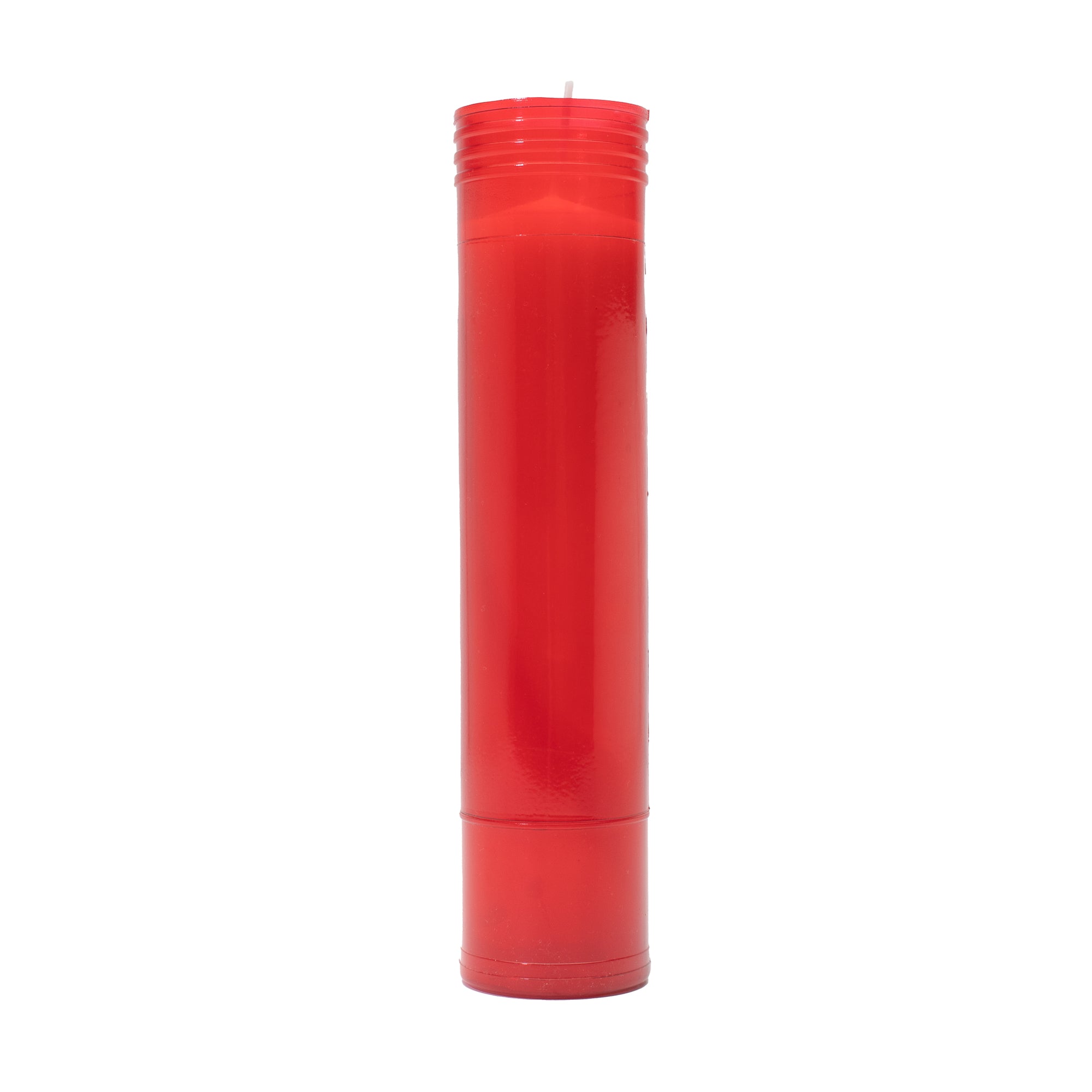 Caja de 24 Velones Litúrgicos Rojos Extra Altos (26,5 x 6 cm) – Máxima Duración de 8 Días.
