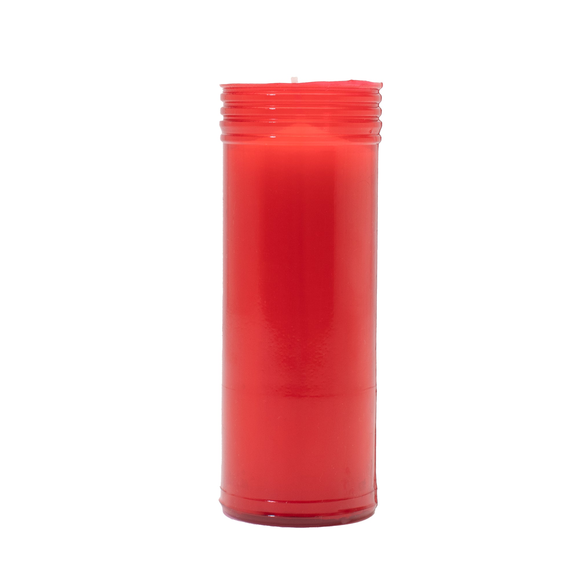 Caja de 40 Velones Litúrgicos Rojos Grandes (16x6 cm) – Duración 4 Dias y Máxima Seguridad.