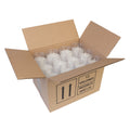 Caja de 12 Velones Litúrgicos Blancos Grandes y Gruesos (16,5x6,5 cm) – Velas Artesanales de Parafina (4,5 Días de Duración)