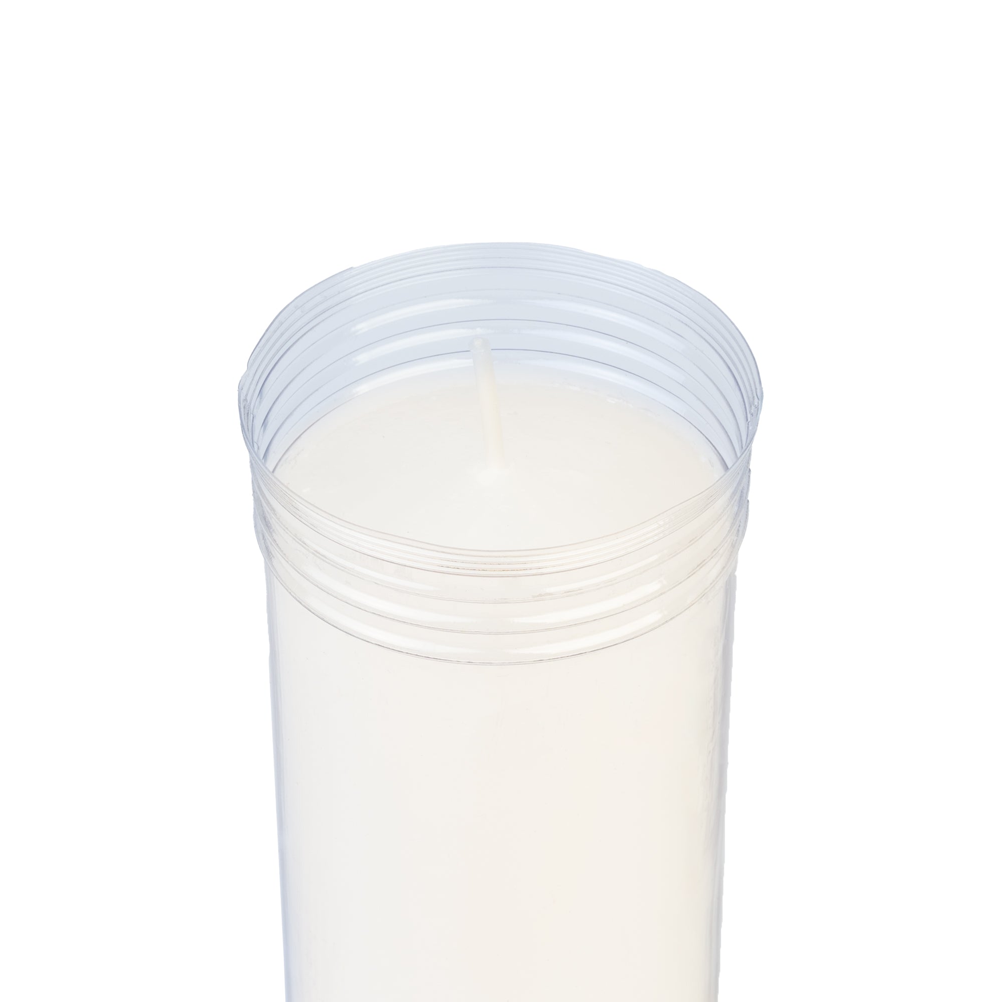 Caja de 12 Velones Litúrgicos Blancos Grandes y Gruesos (16,5x6,5 cm) – Velas Artesanales de Parafina (4,5 Días de Duración)